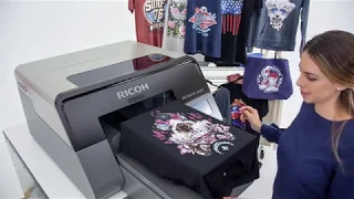 Ricoh Textil-Direktdrucker Ri 1000: So einfach funktionierts!