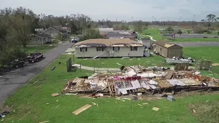 Hurricane Ida's winds leave trail of damage in LaPlace, Louisiana