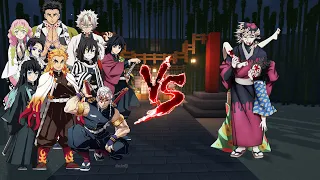 DEMON SLAYER HASHIRA VS DOMA HASHIBIRA | Kimetsu No Yaiba in Minecraft!