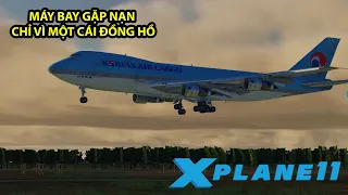 MÁY BAY KHỔNG LỒ TRỤC TRẶC THIẾT BỊ TRONG ĐÊM TỐI - KOREAN AIR CARGO 8509