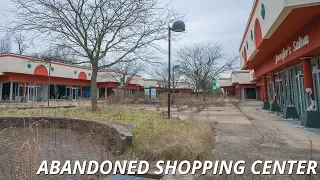 Eerie ABANDONED Outdoor Shopping Mall