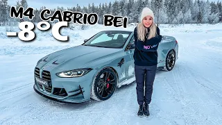 BMW M4 Cabrio (AC SCHNITZER) bei -8 Grad!