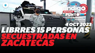 Rescatan a 15 personas secuestradas en Zacatecas | Reporte Indigo
