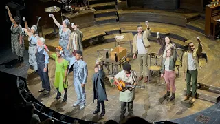 Hadestown The Musical Broadway - Walter Kerr Theatre - Bows & Drink Up Song - 11/9/22