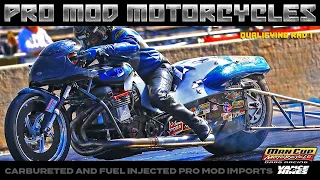 Man Cup - Pro Mod Motorcycle Drag Bikes - Carbureted & Fuel Injected  Import Racing - Qualifying 1