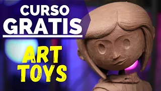 😱 Como Hacer un ART TOY - Escultura Coraline