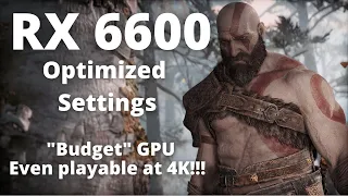 God of War PC | RX 6600 | 1080p, 1440p, and 4K Tested and Optimized | FSR on/off |