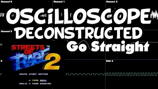 Streets of Rage 2 - Go Straight - Oscilloscope Deconstruction
