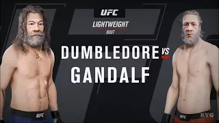 EA Sports UFC 3 - ALBUS DUMBLEDORE vs GANDALF - Gameplay (HD) [1080p60FPS]