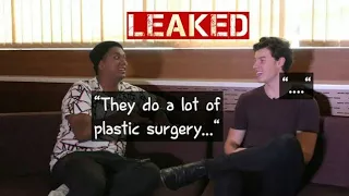 Shawn Mendes' Interviewer just saying that BTS do a lot of Plastic Surgery