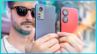 El MEJOR smartphone PEQUEÑO es... Xiaomi 12 vs Zenfone 9