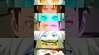 What are the strongest eyes in Naruto/demon slayer ? Eyes in Naruto👀 #naruto #anime #shorts