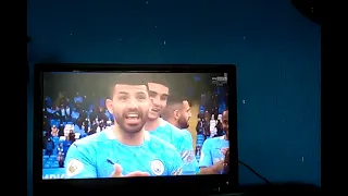 man city lift 2020/21 premier league trophy!