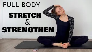 Full Body STRETCH & STRENGTH Workout for Dancers *low impact*