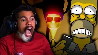 THIS SIMPSONS HORROR GAME HAS ME EXTRA TENSE!! | Eggs for Bart