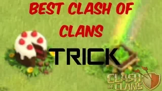 How to see where the Cake and the Gem box will grow trick? *Clash of Clans* Glitch/Trick Showcase