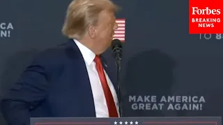 'He Can't Walk Off A Stage!': Trump Makes Fun Of How 'Incompetent' Biden Leaves Speeches