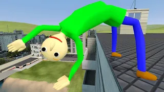 Baldi's Basics Ragdoll Jumps & Falls (GMOD) Episode 288