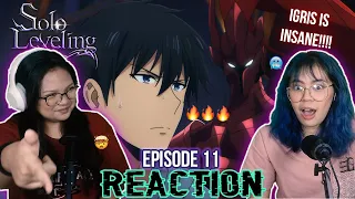 JINWOO VS IGRIS!! 🤯🔥 |  Solo Leveling Episode 11 Reaction | A Knight Who Defends an Empty Throne
