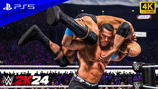 WWE 2K24 - John Cena vs. The Rock | WWE Championship Wrestlemania NY/NJ | PS5™ [4K60]