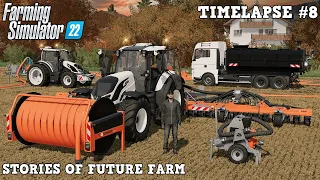 Spreading SLURRY with HOSE SYSTEM and @TheCamPeRYT! 🍂🚜💨 | Swiss Future Farm | FS22 | Timelapse #8