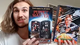 Full Moon Pictures Vintage VHS Unboxing: Puppet Master and Laserblast! on Blu-ray