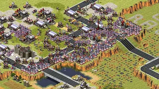 Red Alert 2 | Extra hard AI | 7 vs 1 | King of the Hill Map | France vs 7 random