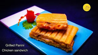 Grilled Panini Chicken Sandwich / Panini bread recipe/ winter series - episode 4