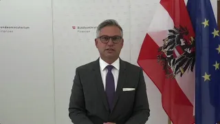 Finanzminister Magnus Brunner über Wien Energie