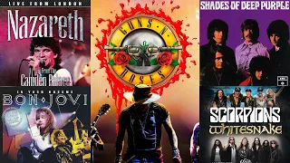 Nazareth - Guns N' Roses - Bon Jovi - Scorpions - Deep Purple ♫ Top Rock Song 70s 80s