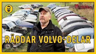 Harry har skrotat fler än 1000 Volvo-bilar
