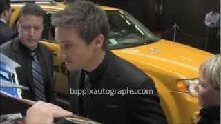 Jeremy Renner - Signing Autographs at the "Bourne Legacy' Premiere in NYC