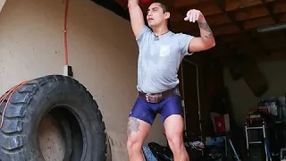 Sergio Inostroza | 6' One Arm Long cycle 32kg 51reps | Girevoy Sport Quarantine
