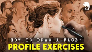 How to Draw a Face: 3 hours of Profile Exercises