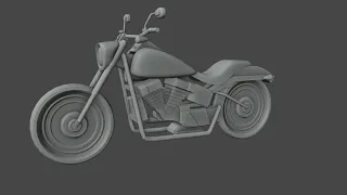 motorbike 3d model | blender