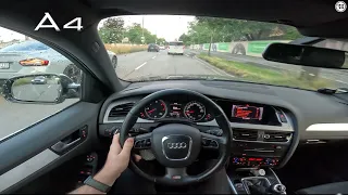 Audi A4 B8 2.0TDI (170Hp) POV Test Drive