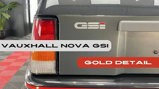 Vauxhall Nova GSI Full Detail