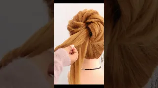 Bridal Long Hair Bun Hairstyle Tutorial | Beautiful Hairstyle Design