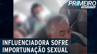 Influenciadora sofre importunação sexual durante voo | Primeiro Impacto (15/12/22)