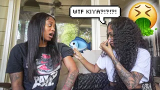 SMELLING LIKE FISH PRANK ON KHIA* EXTREMELY FUNNY*😂