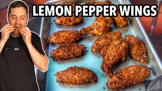 Lemon Pepper Chicken Wings Using Homemade Lemon Pepper Seasoning