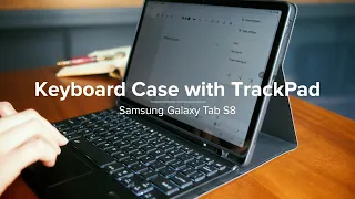 Samsung Galaxy Tab S8 Keyboard | Galaxy Tab S8 Keyboard Cover | Tab S8 Keyboard with Trackpad
