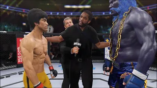 Bruce Lee vs. The Beast - EA Sports UFC 4 - Epic Fight 🔥🐲