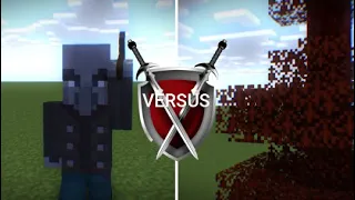 Vindicator vs SCP-867 (Blood Spruce) | Minecraft Battle Animation
