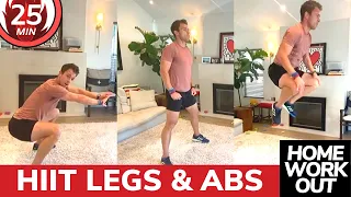 HIIT LEGS & ABS High Intensity Home Workout | Master Trainer Chris Tye-Walker