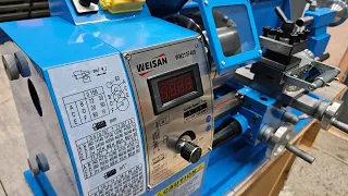 Токарный станок WEISAN WM210F400. Доставай из коробки и точи!