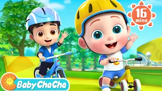 Let's Ride a Bike | Bicycle Safety Song + More Baby ChaCha Nursery Rhymes & Kids Songs