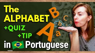 ABC in BRAZILIAN PORTUGUESE | LEARN THE PORTUGUESE ALPHABET  #plainportuguese