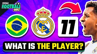 GUESS THE PLAYER: NATIONALITY + CLUB + JERSEY NUMBER | TFQ QUIZ FOOTBALL 2024