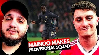 MAINOO SELECTED FOR ENGLAND EURO 2024 SQUAD! RASHFORD MISSES OUT! | Staffy X @grigstalks